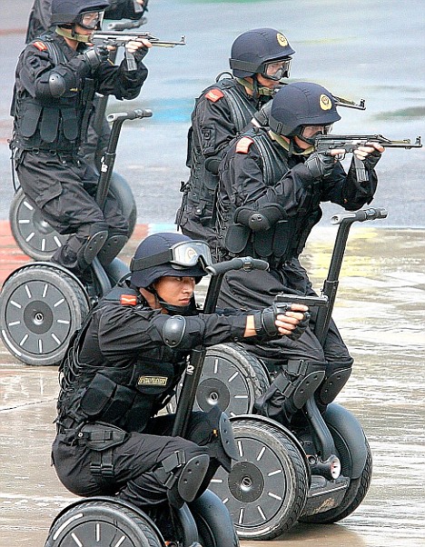 Image result for military on segways